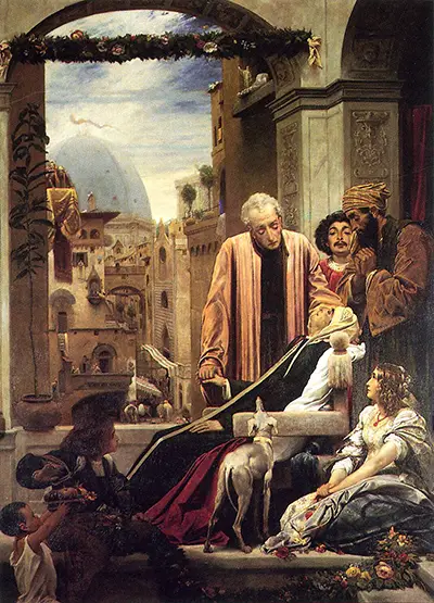The Death of Brunelleschi Frederic Leighton